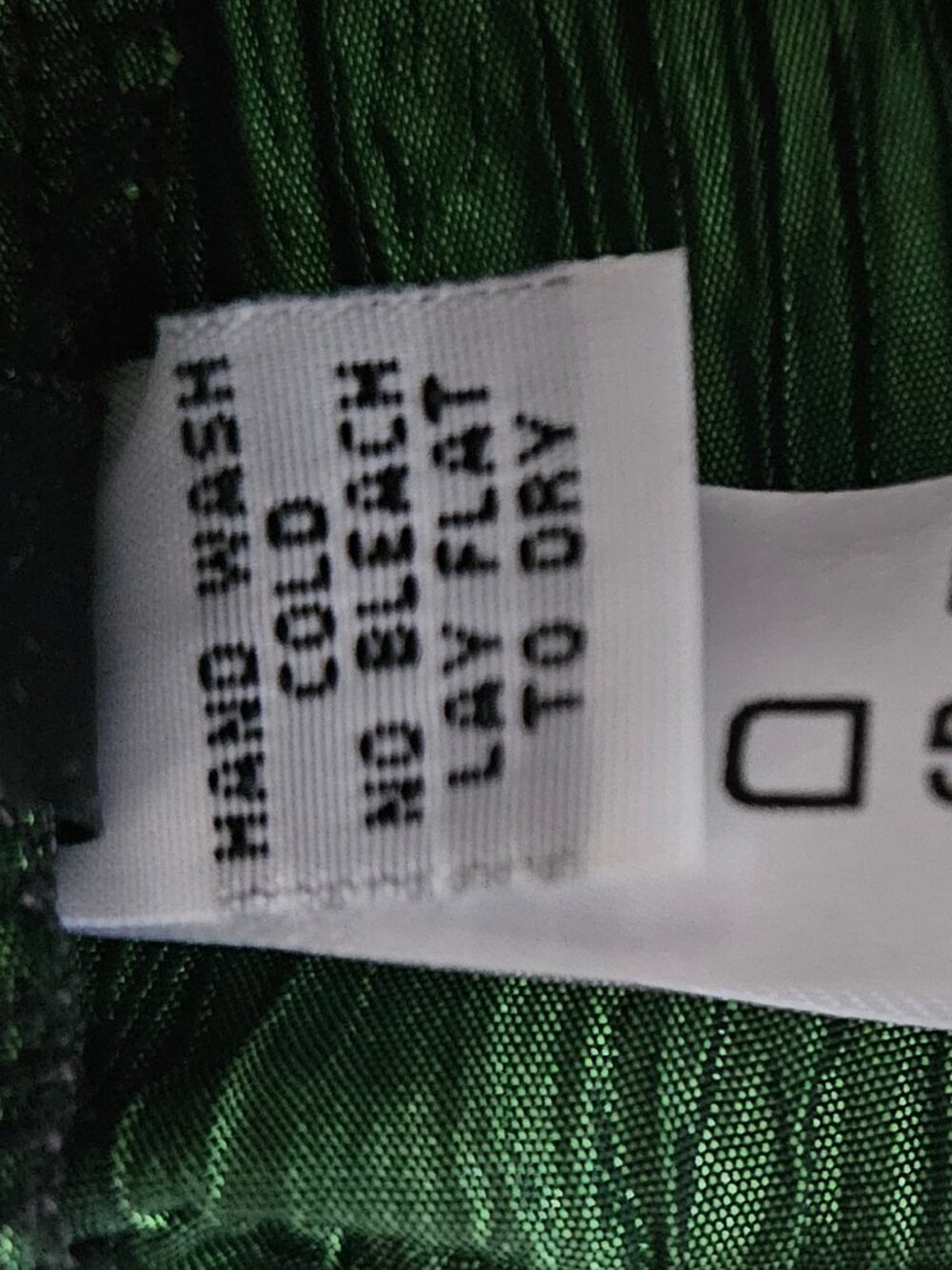 Megan Brogden Studio Crinkle Big Collar Tunic Vest "Bug Green" Sz M - Picture 9 of 14